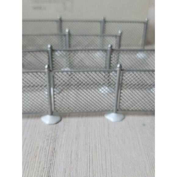 Dept 56 52353 Chain Link Fence Extensions snow village accessory Xmas set - Picture 7 of 11
